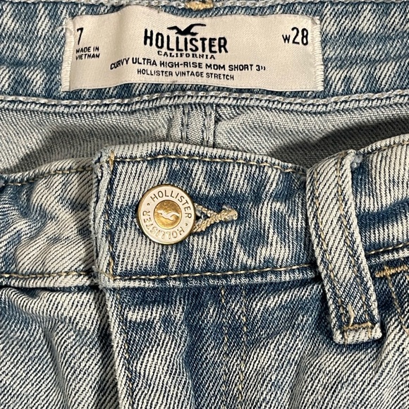 Distressed Denim Women's Shorts - Picture 4 of 4